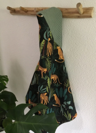 Wikkeldoek Jungle oud-groen