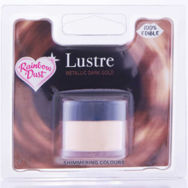 Edible Lustre Metallic Dark Gold - 3 gr (lustrant or foncé)
