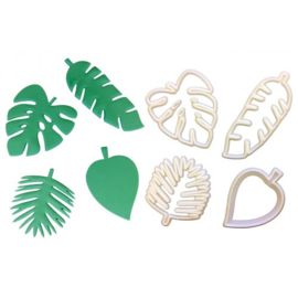 Fmm Totally Tropical Leaves set 4 st