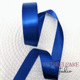 Lint Satijn Large Navy Blue 2.5 cm