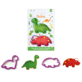 Dinosaurus cutter set 2 pcs