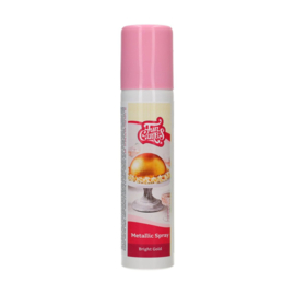 Lustre Spray Metallic Bright Gold (Funcakes) 100 ml E171 Free