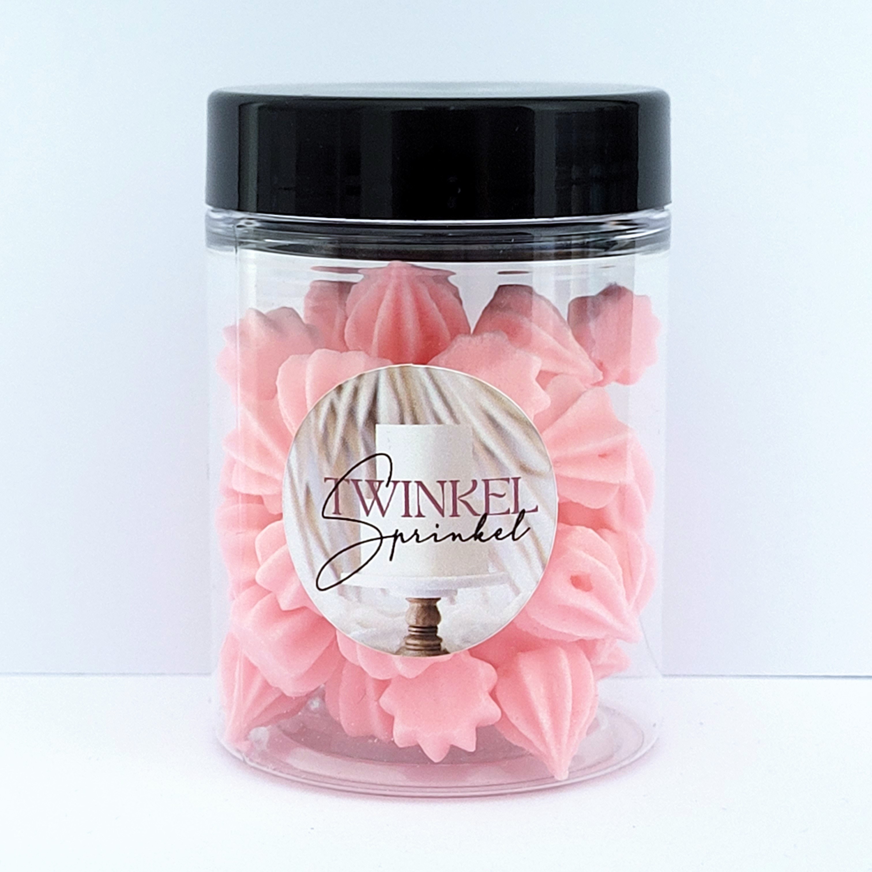 Micro Meringue Rose décoration sucre 10 x 50 pcs de 36 gr revendeurs