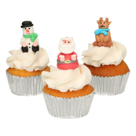 Kerstfiguurtjes 3D - 3 st