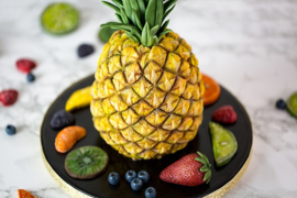 Tropical Pineapple (ananas) by Karen Davies