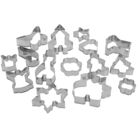 Kerst uitsteker set 15 st in blik