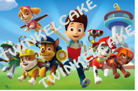 Essbare Bilder rechteckig Paw Patrol 2