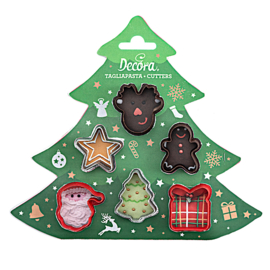 Christmas mini cutter set - 6 pcs