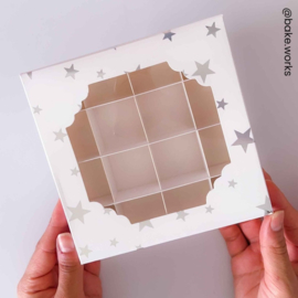 Treat Box Silver Star 16 cavity - 5 st