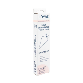 Loyal spuitzakken transparant 45 cm - 10 st