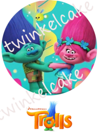 Imprimé comestible Trolls 1