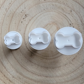 Os (bone) emporte-pièces - 3 pcs par 5 pcs revendeurs