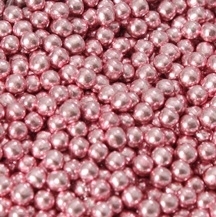 Suikerparels Metallic roze