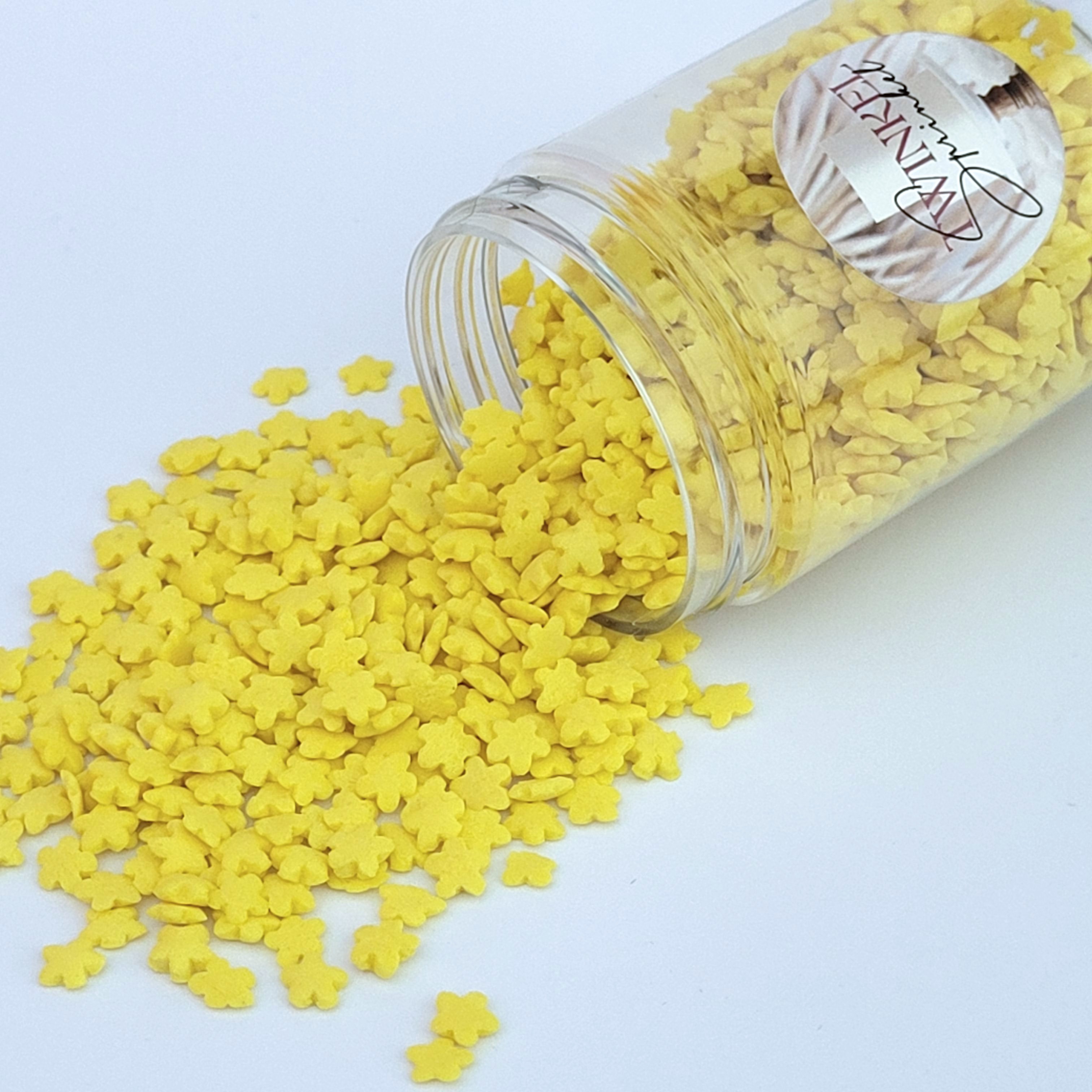 Twinkel Sprinkel Bloempjes Geel - 60 gr