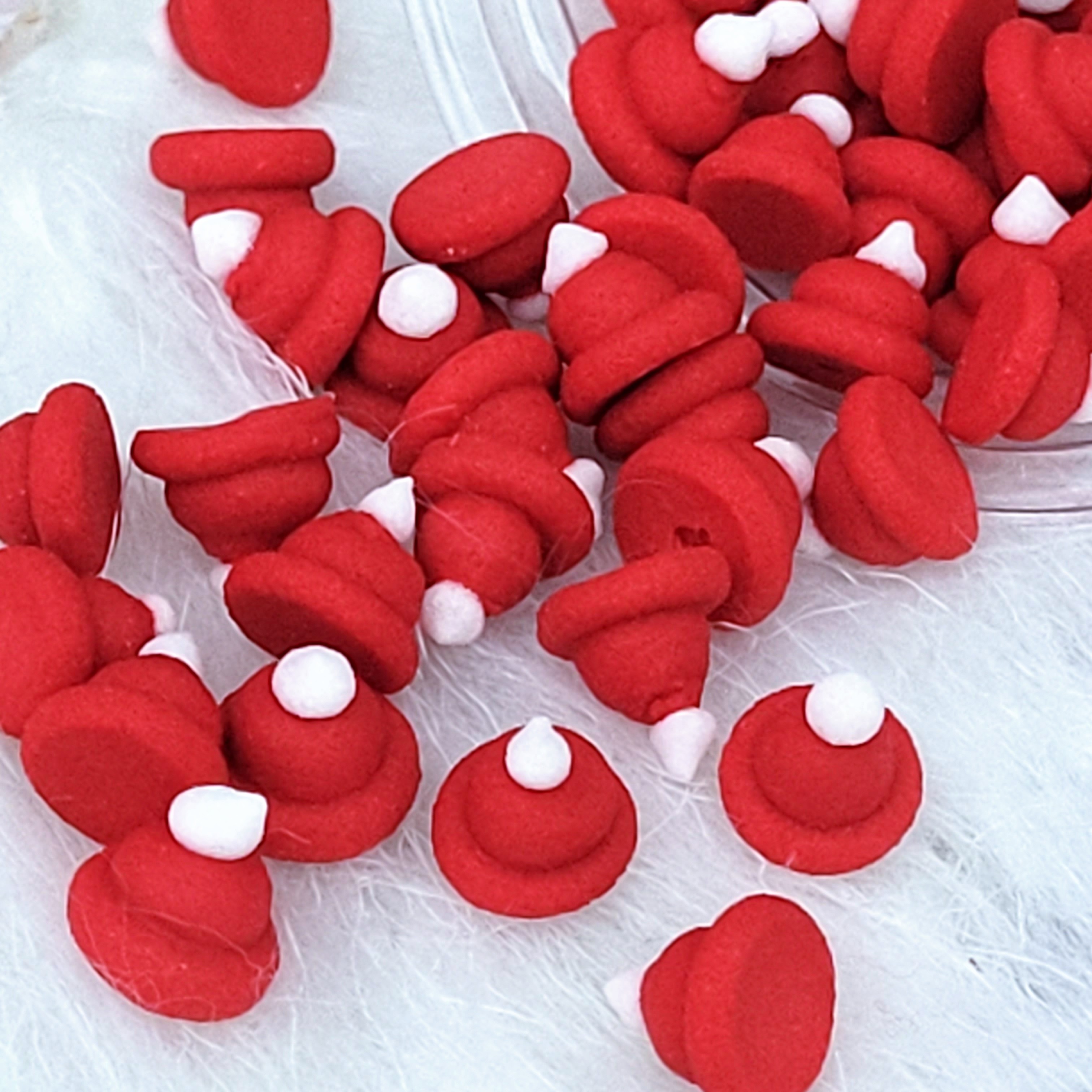Twinkel Sprinkel Kerstmuts micro meringue ca 50 st - 18 gr