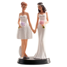 Wedding cake topper "women" 20 cm.