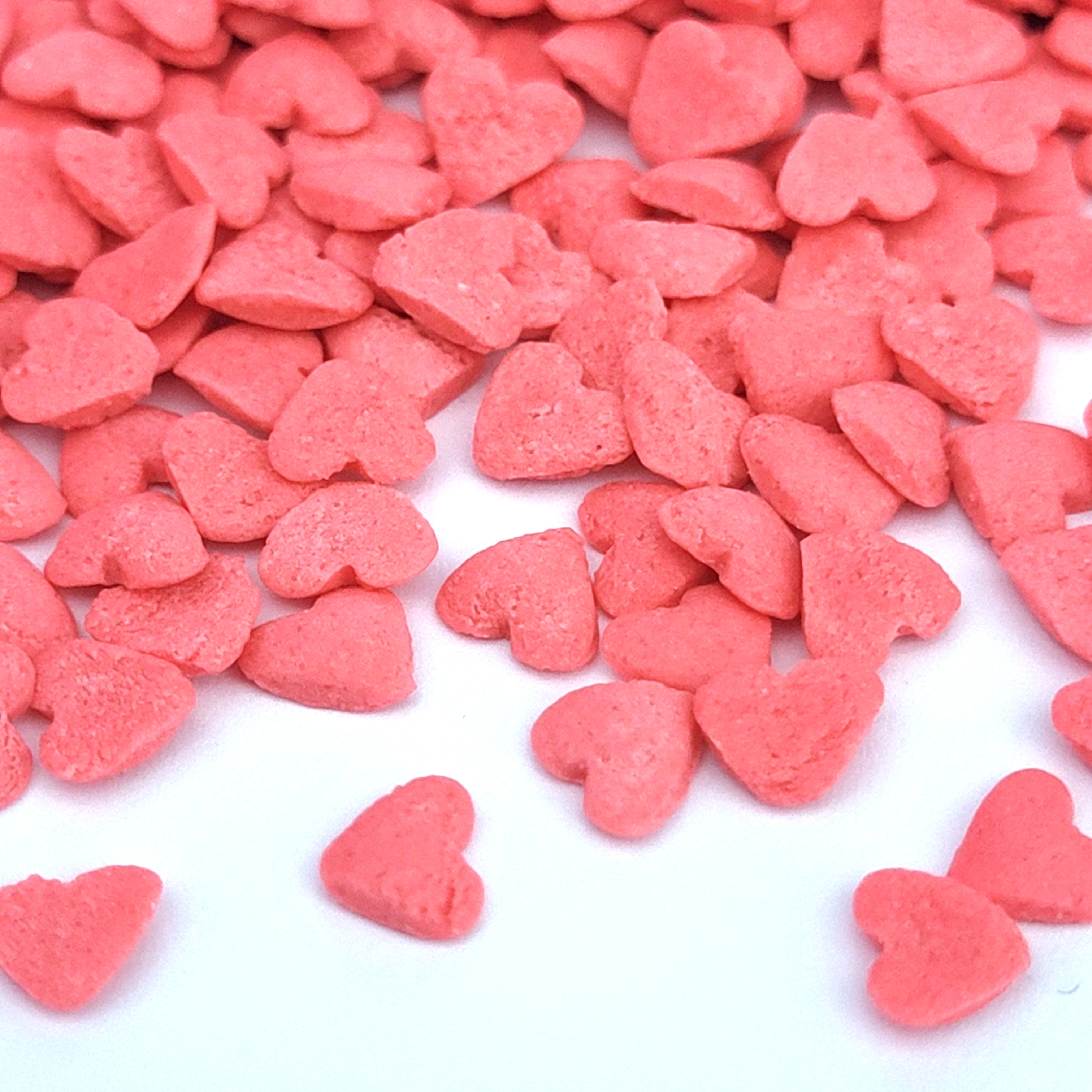 Twinkel Sprinkel Hartjes Rood Coral - 1 Kg