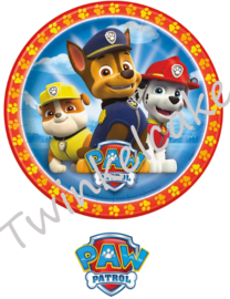 taartprint paw patrol 2