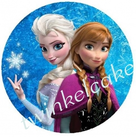 Cake print Elsa Anna 3