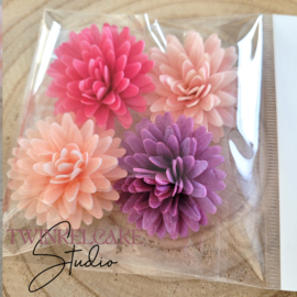 Daisy  3D 4.5 cm  mix - 4 pcs (wafer paper)