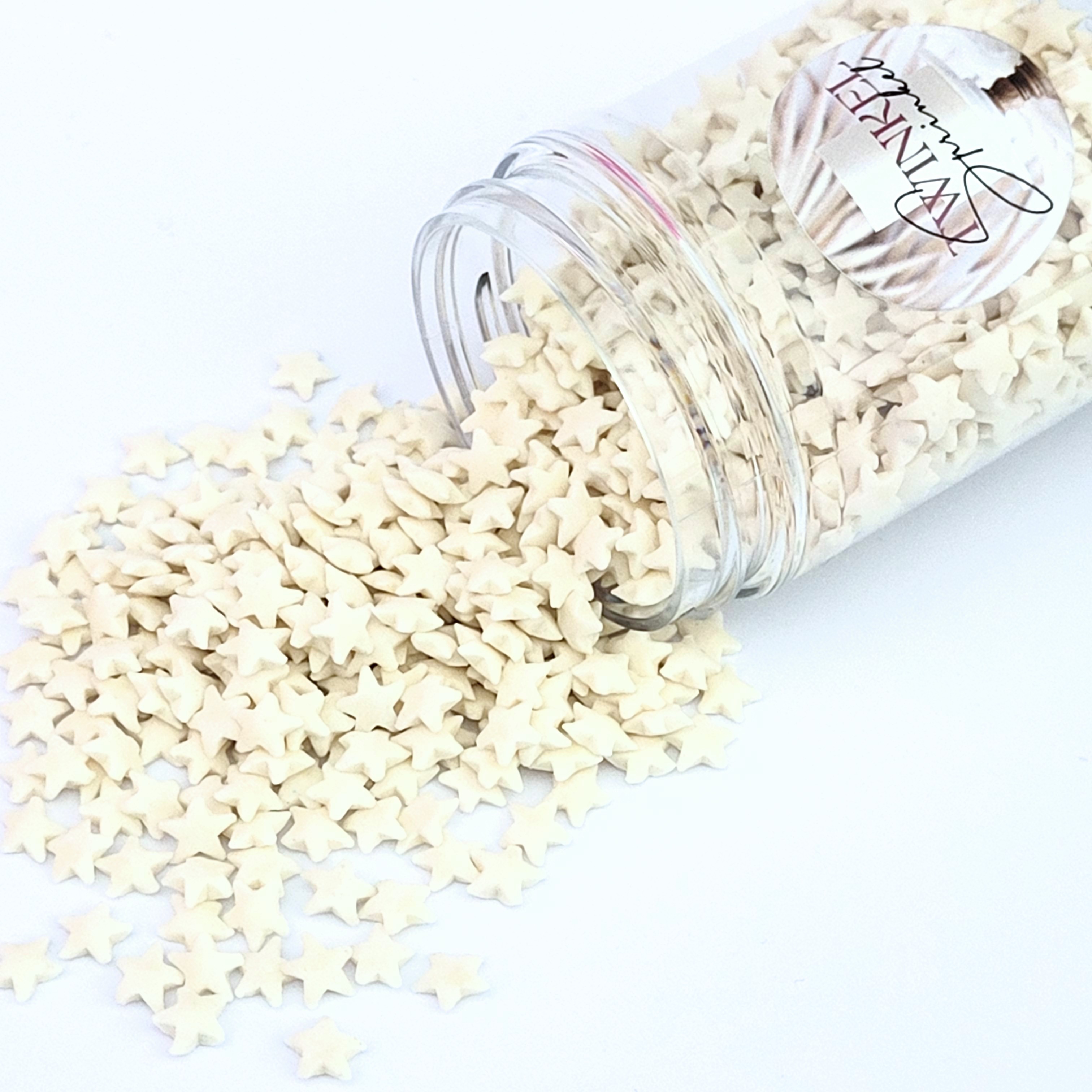 Twinkel Sprinkel Sterretjes Ivory/Wit - 60 gr.