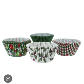 Vintage Holly baking cups 100 st.