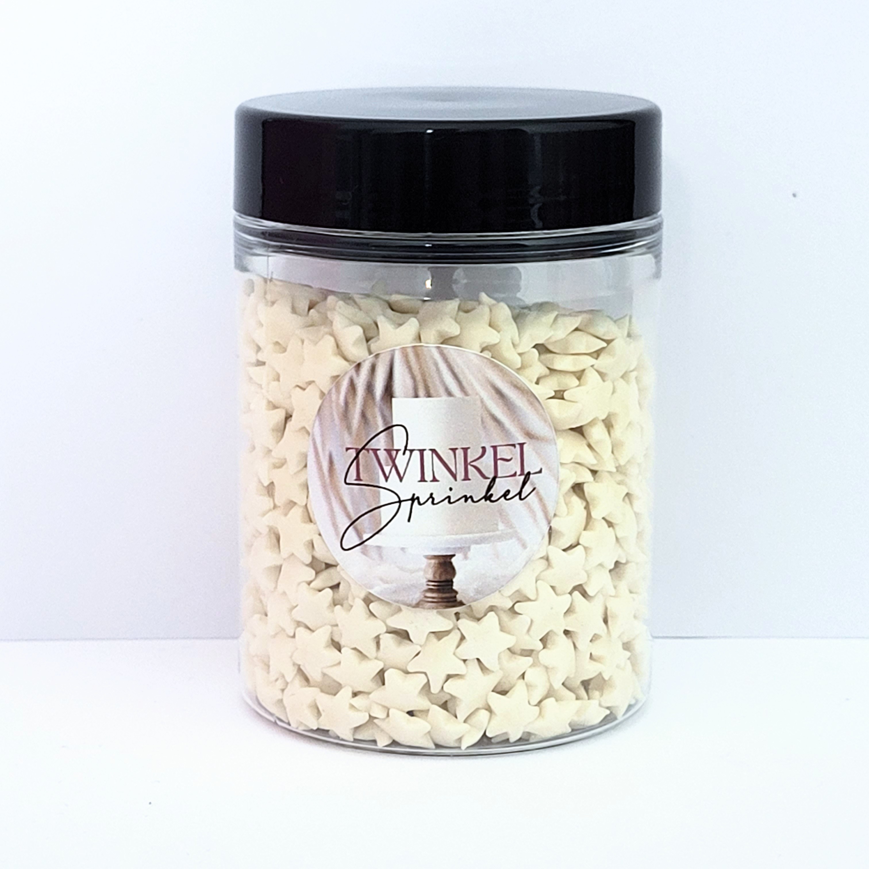 Twinkel Sprinkel Stars Ivory/White - 60 gr - 5 pcs wholesale