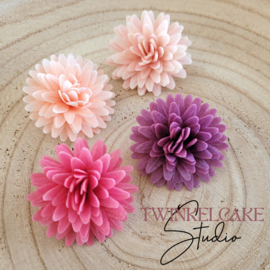 Margriet 3D 4.5 cm  mix - 4 st (wafer paper)