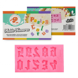 Cijfers silicone mal (Pastry Colours)