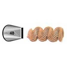 Wilton Icing tip #048 Basketweave