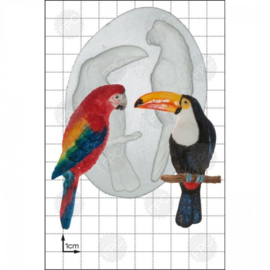 FPC Tarrot & Toucan (Perroquet et Toucan) moule en silicone