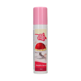 Lustre Spray Red Metallic (Funcakes) - 100 ml E171 free