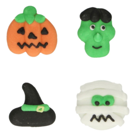 Halloween sugar decoration 12 pcs funcakes