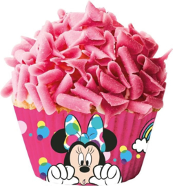 Minnie baking cups - 50 st (roze)