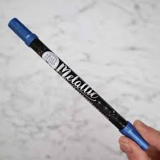 Sweet Stamp metallic Blue pen double side