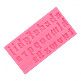 Lettres (minuscules) moule en silicone (Pastry Colours)