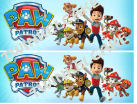 Taartband paw patrol 1