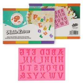 Letters (hoofdletters) silicone mal (Pastry Colours)