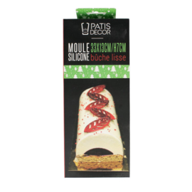 Christmas Log silicone mould 33 x 13 cm patisdecor