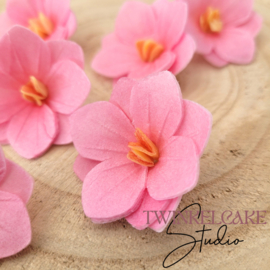 Hydrangea 3D Dark Pink 3.7 cm - 6 pcs (wafer paper)