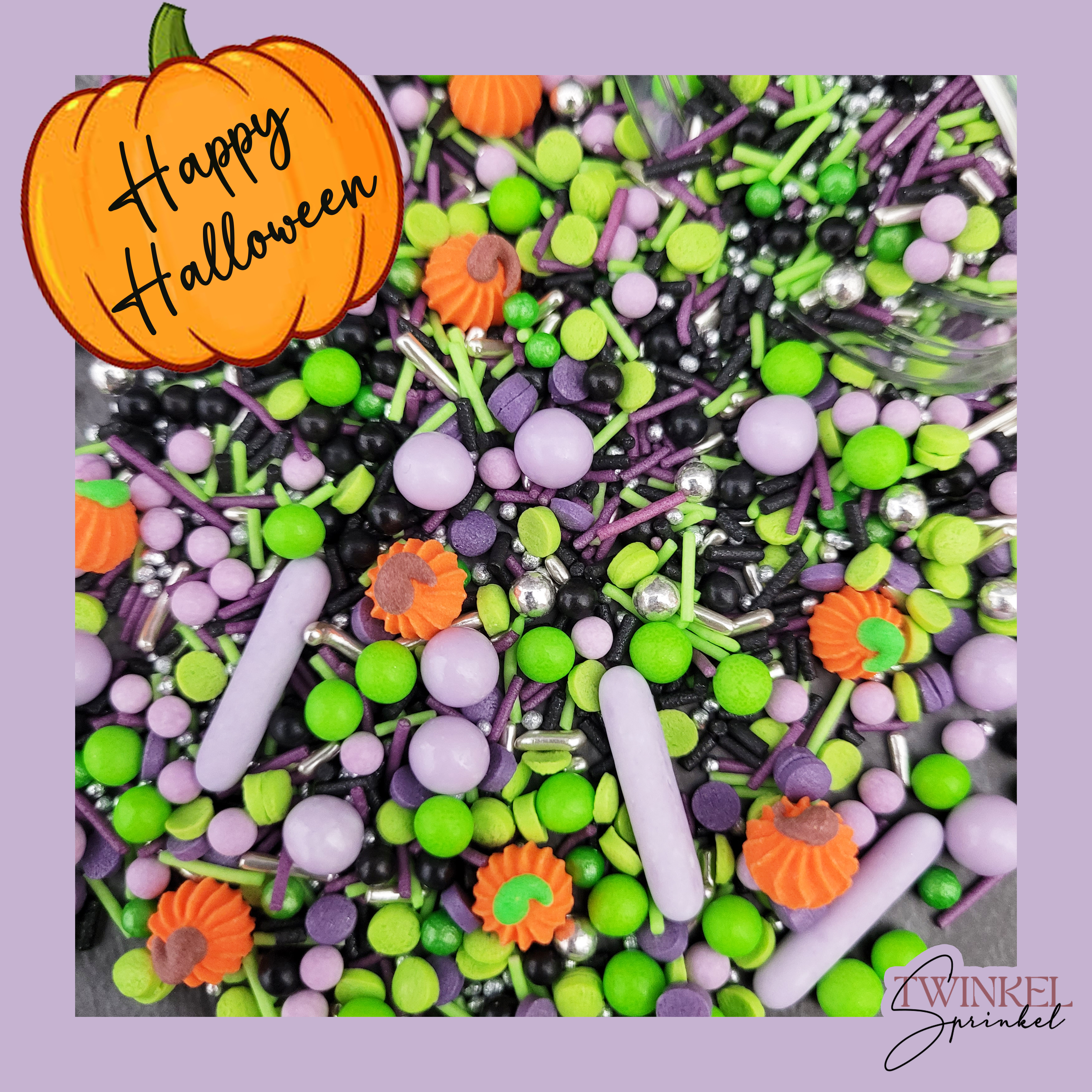 Happy Halloween sprinklemix - 70 gr - 5 pcs revendeurs