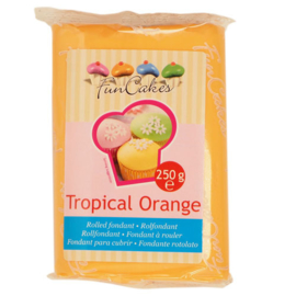 Rolled fondant Tropical Orange 250 gr