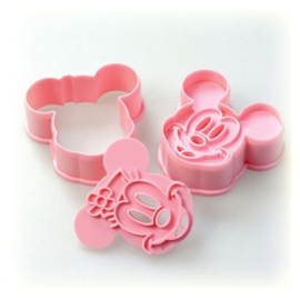 Mickey and Minnie cutters - 2 pcs