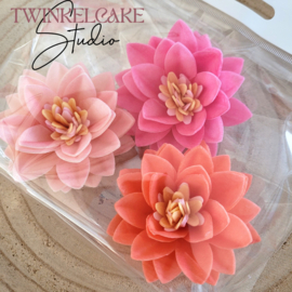 Lotus 3D mix  7 cm - 3 st (wafer paper)