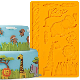 Jungle/Safari Animals (Wilton) - silicone mould