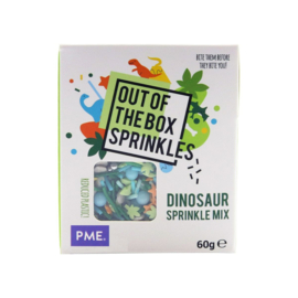 Dinosaur sprinklemix PME out of the box - 60 gr