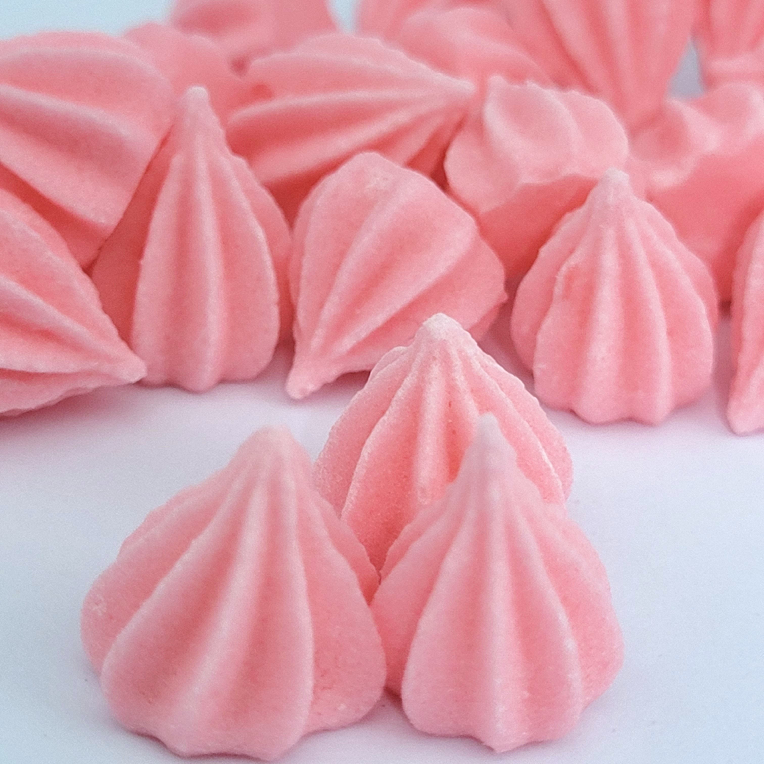Micro Meringue Rose décoration sucre 10 x 50 pcs de 36 gr revendeurs
