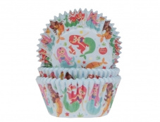 House of Marie Mermaid baking cups - 50 pcs