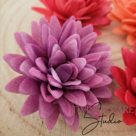 Aster Mix 1 3D - 5.5 cm 4 pcs (wafer paper)