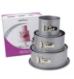 Patisse Moules à Charnières Silver Top - jeu 3 pcs